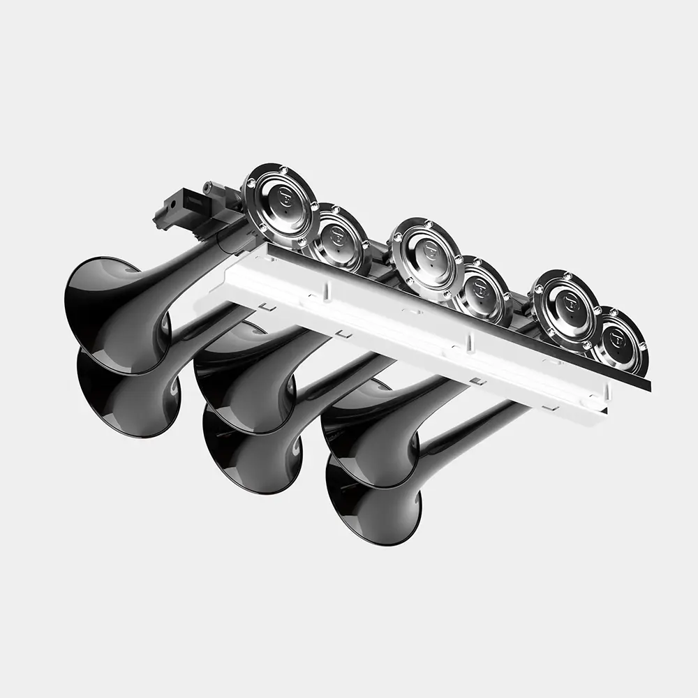 12v / 24v Basuri 4.0 ® Baby Shark musical air horn black - 22